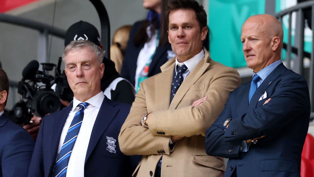 Tom Brady watches on as Birmingham lose Vertu Trophy final to Peterborough